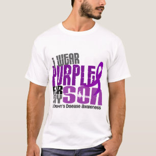 T-shirt Je porte le pourpre pour ma maladie de Crohn du