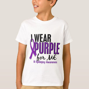 T-shirt Je porte le pourpre pour MOI l'épilepsie 10