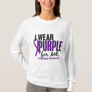 T-shirt Je porte le pourpre pour MOI l'épilepsie 10