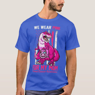T-shirt Je Porte Le Rose Pour Ma Mère Conscience Du Cancer