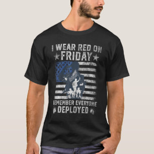 T-shirt Je Porte Le Rouge Vendredi Pour Rappeler Tout Le M