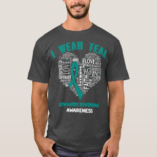 T-shirt Je Porte Le Turquoise Pour La Sensibilisation Au S