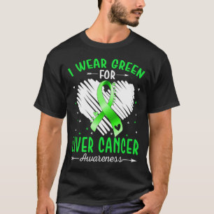 T-shirt Je porte le vert pour la sensibilisation au cancer