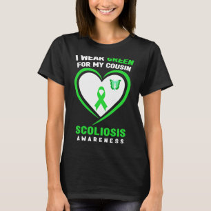 T-shirt Je Porte Le Vert Pour Ma Sensibilisation Au Cousin
