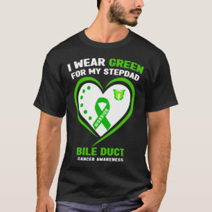 T-shirt Je Porte Le Vert Pour Mon Stepdad Bile Ducky Cance
