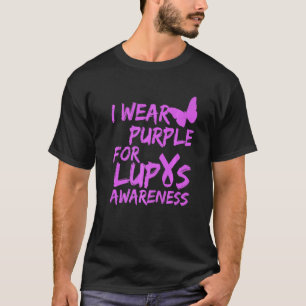 T-shirt Je Porte Le Violet Pour Lupus Sensibilisation Ruba