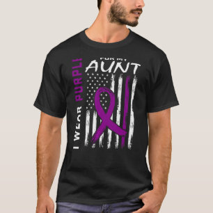 T-shirt Je Porte Le Violet Pour Ma Tante Lupus Sensibilisa