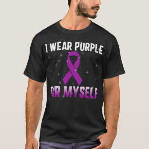 T-shirt Je Porte Le Violet Pour Moi, Chemise Lupus Sensibi