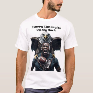T-shirt Je Porte Les Aigles Sur Mon Dos