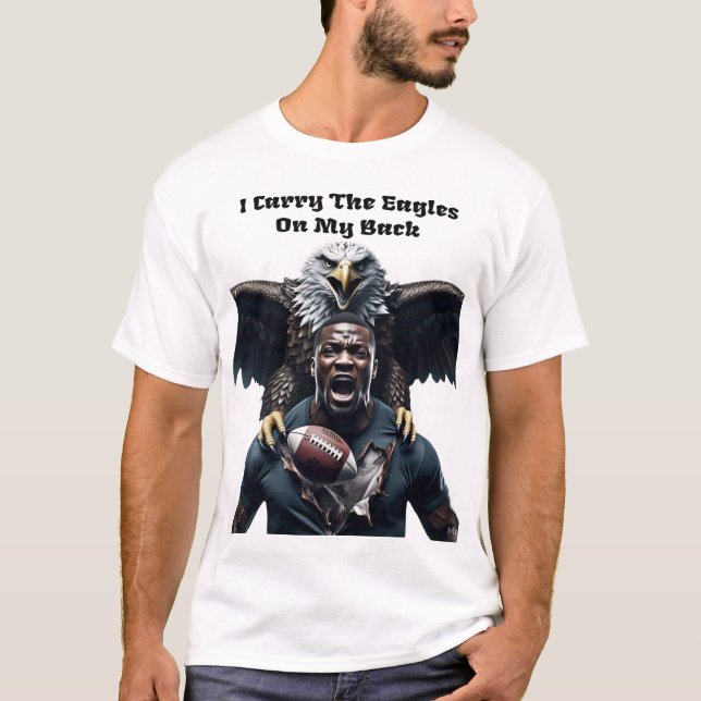 T-shirt Je Porte Les Aigles Sur Mon Dos (Devant)