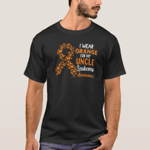 T-shirt Je Porte L'Orange Pour La Sensibilisation À La Leu