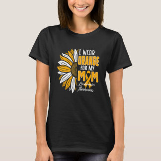 T-shirt Je Porte L'Orange Pour Ma Mère Leucémie