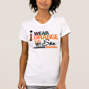 T-shirt Je porte l'orange pour mon fils