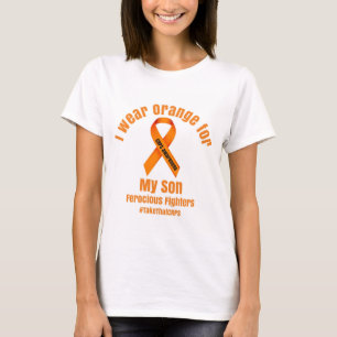 T-shirt Je porte l'orange pour mon fils