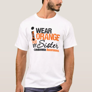 T-shirt Je Porte Orange À Ma Soeur