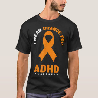 T-shirt Je Porte Orange Pour Le Mois De Sensibilisation Au