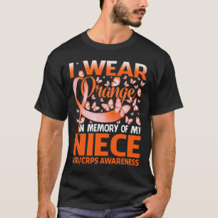 T-shirt Je Porte Orange Pour Ma Nièce Rsd Crps Sensibilisa
