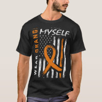 Je Porte Orange Pour Moi-Même Leucémie Cancer Awar
