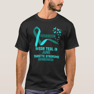 T-shirt Je Porte Turquoise Pour La Sensibilisation Au Synd