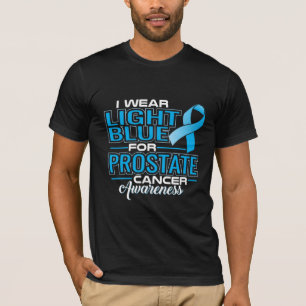 T-shirt Je Porte Un Bleu Léger Pour La Sensibilisation Au 
