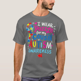 T-shirt Je Porte Un Puzzle Pour Ma Sensibilisation sur l'a