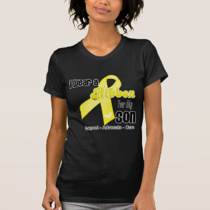 T-shirt Je porte un ruban pour mon fils - sarcome