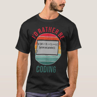 T-shirt Je préfère coder