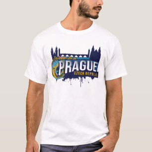 T-shirt Je préfère être à Prague en République Tchèq