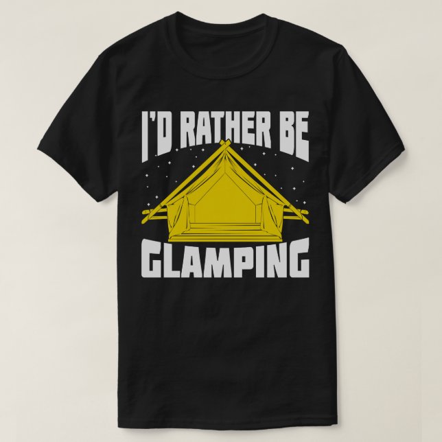 T-shirt Je Préfère Être Glampant (Design devant)
