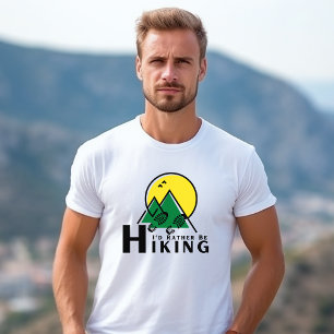 T-shirt Je préfère être Randonnée 2 hommes