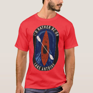 T-shirt Je préfère faire du kayak sur le lac Antoine en MI