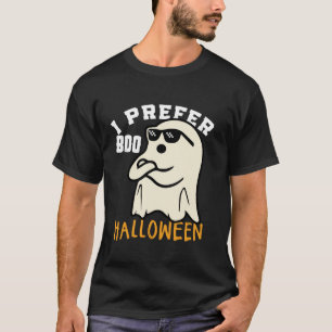 T-shirt Je Préfère Halloween Funny Ghost Matching Famille