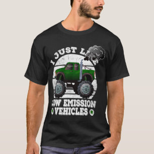 T-shirt Je préfère juste les véhicules à faible émission d