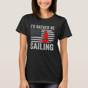 T-shirt Je préfère naviguer Catamaran Capitaine 1