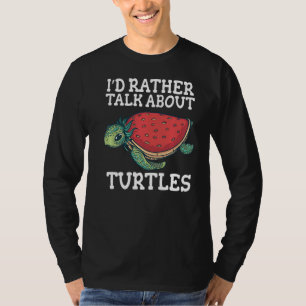 T-shirt Je préfère parler de tortues Pet Animal Turtle