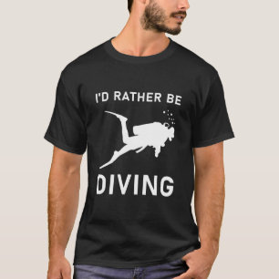 T-shirt Je préfère plonger - Plongée sous-marine - Plongée