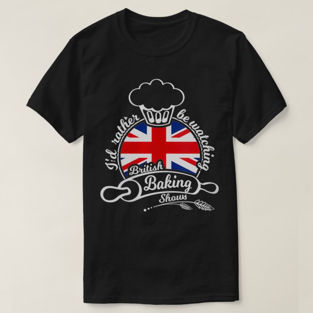 T-shirt Je préfère regarder les émissions de boulangerie b (Design devant)
