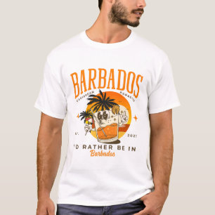 T-shirt Je préférerais être à la Barbade