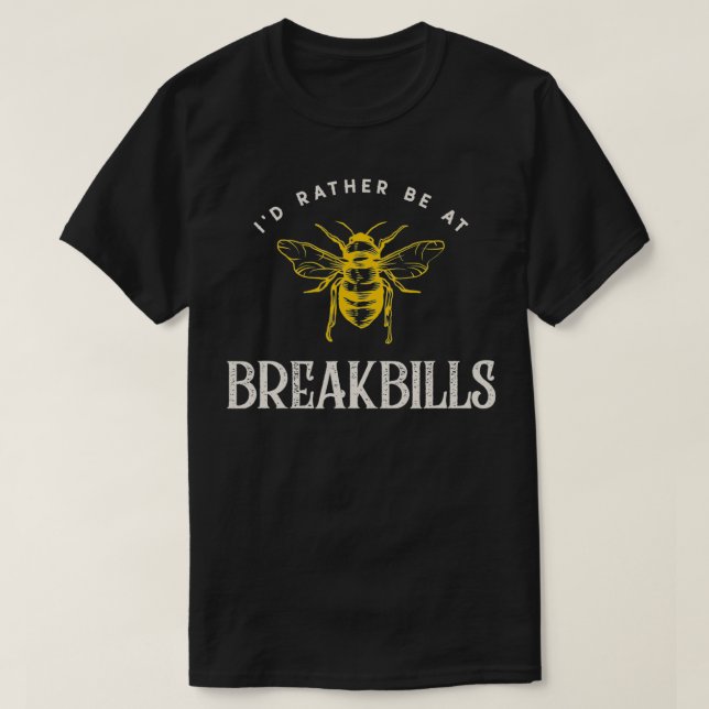 T-shirt Je Préférerais Être Au Petit Déjeuner Les Magicien (Design devant)