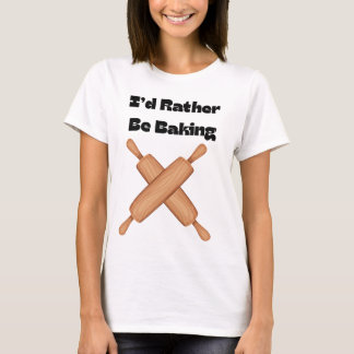 T-shirt Je préférerais être en train de cuisiner
