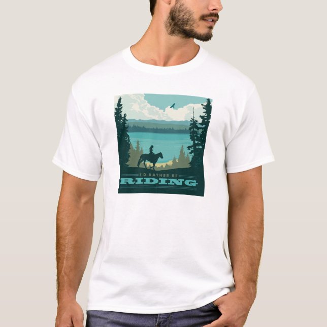 T-shirt Je Préférerais Me Rendre (Devant)
