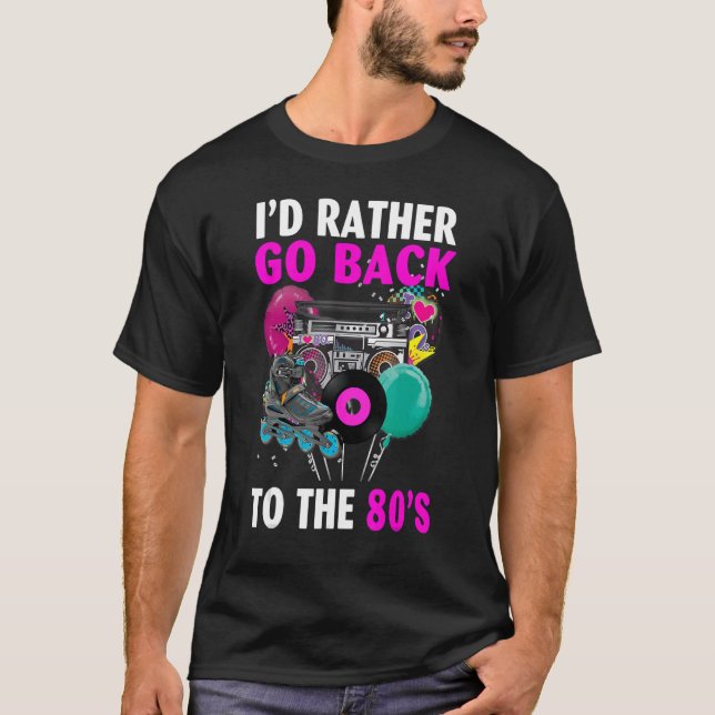 T-shirt Je Préférerais Revenir Au Nost Esthétique Des Anné (Devant)