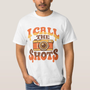 T-shirt Je Prends Les Photos Avec Un Appareil Photo Rétro