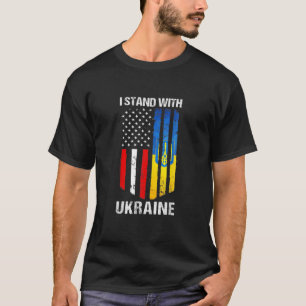 T-shirt Je Prends Position Avec L'Ukraine Soutien Ukrainie
