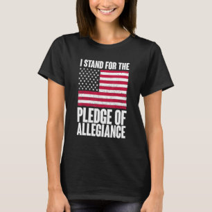T-shirt Je Prends Position Pour Le Promesse D'Allégeance F