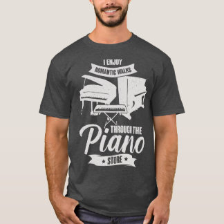 T-shirt Je Profite De Balades Romantiques À Travers Le Pia