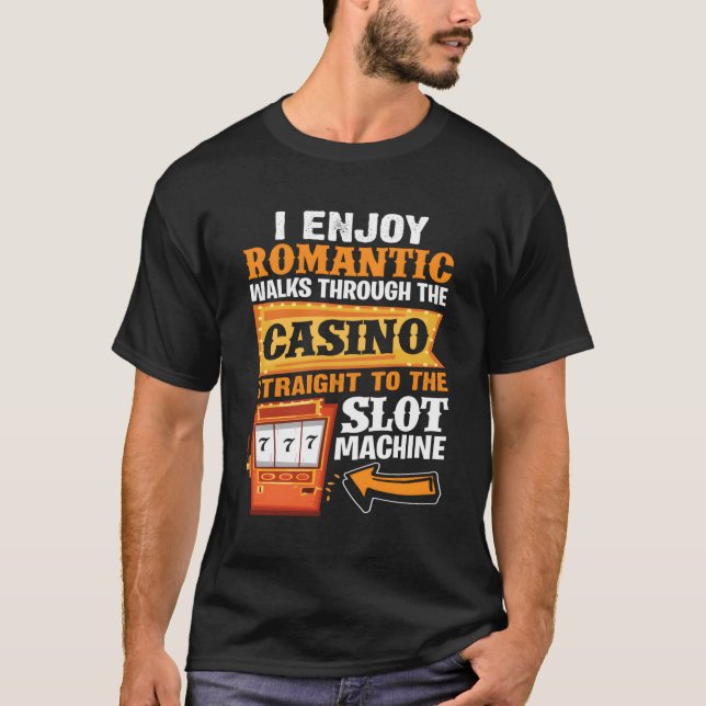T-shirt Je Profite De Balades Rotiques À Travers Le Casino (Devant)