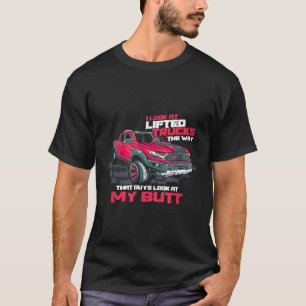T-shirt Je Regarde Les Camions Liftés Étonnant Mécanique H