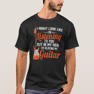 T-shirt Je regarde que j'écoute mais dans ma tête je joue