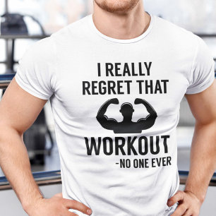 T-shirt Je Regrette Vraiment Cet Exercice